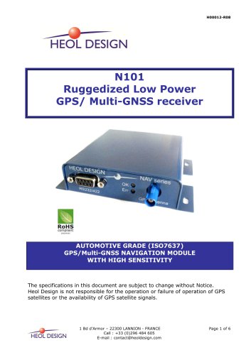 GPS receiver RS422 RS232 RS485