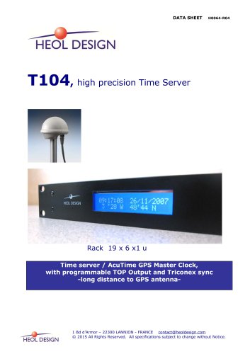 T104 long cable GPSantenna Acutime