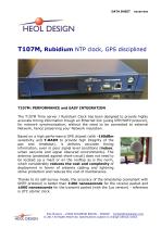 T107 Rubidium GPS NTP primary clock-1