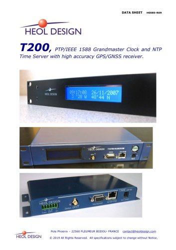T200 PTP Grandmaster Clock