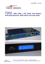 T202 - PTP client time station, with PoE-1