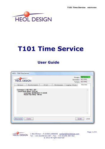 Time Service Software, NTP client for Windows