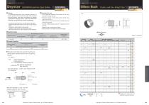 Oilless Resin Slideing Materials: Bush (Drystar) Lead Free, Straight type - 1