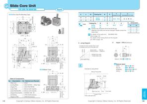 Slide Core Unit for Core Pin Mounting - 1