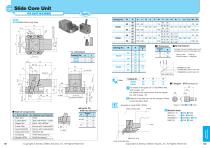 Slide Core Unit for Shape Machining - 1