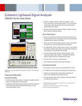 Coherent Lightwave Signal Analyzer OM4000 Series - 1