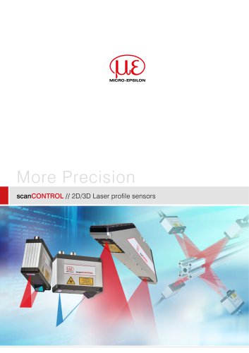 2D/3D laser profile sensors // scanCONTROL