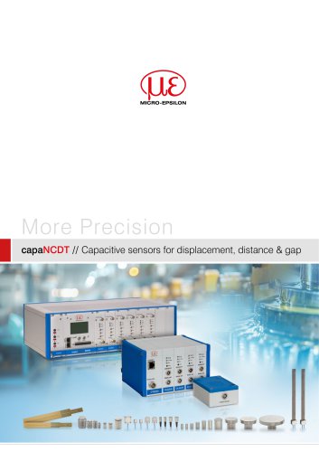 Capacitive displacement sensors and systems // capaNCDT