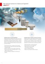 Capacitive displacement sensors and systems // capaNCDT-2