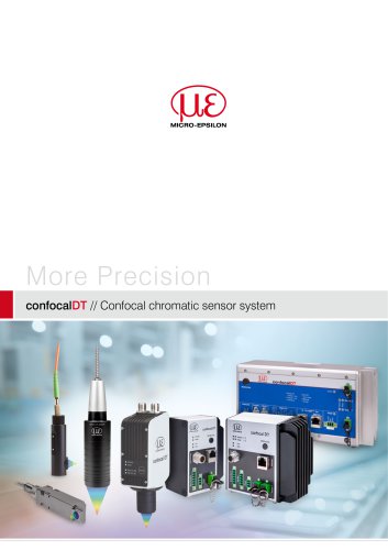 Confocal chromatic sensor system // confocalDT