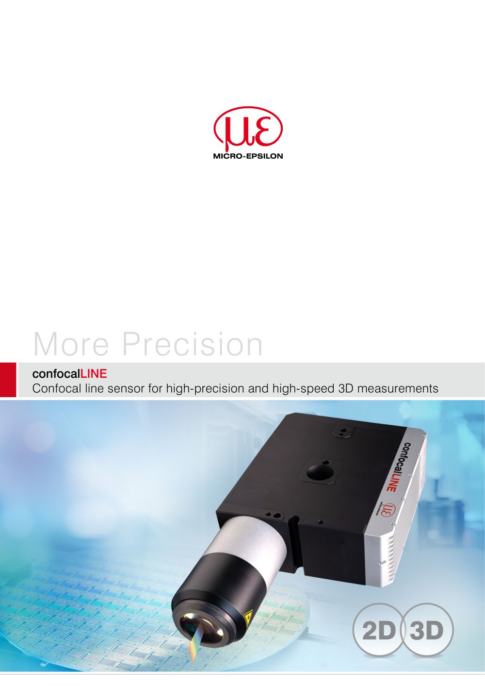 Confocal line sensor for high-precision and high-speed 3D measurements // confocalLINE - MICRO-EPSILON