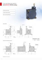 Draw-wire displacement sensors // wireSENSOR-10