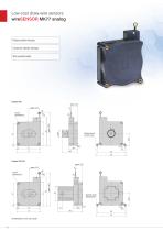 Draw-wire displacement sensors // wireSENSOR-14