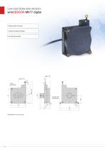 Draw-wire displacement sensors // wireSENSOR-16