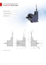 Draw-wire displacement sensors // wireSENSOR-20