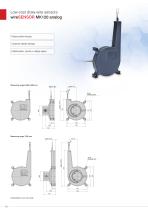 Draw-wire displacement sensors // wireSENSOR-26