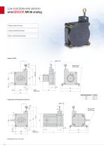 Draw-wire displacement sensors // wireSENSOR-10