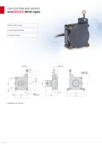 Draw-wire displacement sensors // wireSENSOR-12