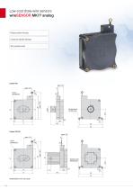 Draw-wire displacement sensors // wireSENSOR-14