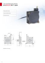 Draw-wire displacement sensors // wireSENSOR-16