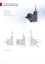 Draw-wire displacement sensors // wireSENSOR-18