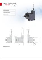 Draw-wire displacement sensors // wireSENSOR-20