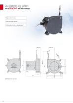Draw-wire displacement sensors // wireSENSOR-22