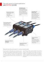 Fiber optic sensor for industrial applications // optoCONTROL CLS1000-2