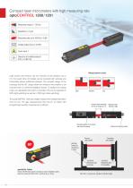 Optical precision micrometers // optoCONTROL-10