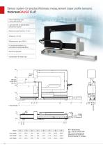 Sensor system for inline thickness measurements // thicknessGAUGE-10