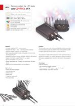 Sensor systems for testing LEDs and self-luminous objects-12