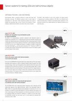 Sensor systems for testing LEDs and self-luminous objects-2
