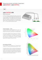 Sensor systems for testing LEDs and self-luminous objects-4