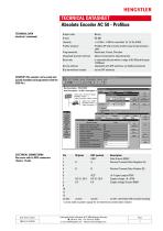 Absolute Encoder AC 58 - Profibus-2