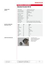 Absolute Encoder AD 58 - 2