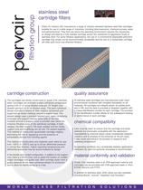 stainless steel filter cartridge for polymer applications -2