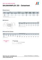 Baumannflex Models LM, ZG, MM/MF datasheets - 2