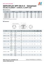 SFF Model datasheets - 5