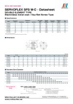 SFS Model datasheets - 10