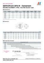 SFS Model datasheets - 8