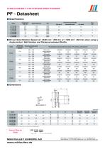 Speed change Pulleys P, AP, PL, PK, PF, L, U, T datasheets - 5