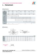 Speed change Pulleys P, AP, PL, PK, PF, L, U, T datasheets - 6