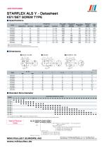 Starflex ALS Keyway Model datasheets - 2