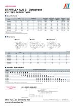 Starflex ALS Keyway Model datasheets - 3