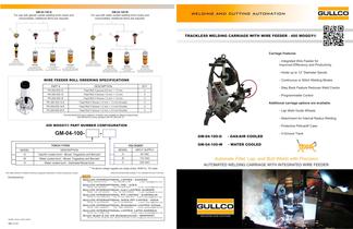 Fillet Weld Carriage w/ Integrated Wire Feeder - 400 Moggy - 1