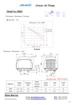 Linear air pumps DB40 - 1