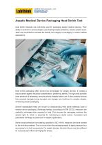 Aseptic Medical Device Packaging Heat Shrink Test-1