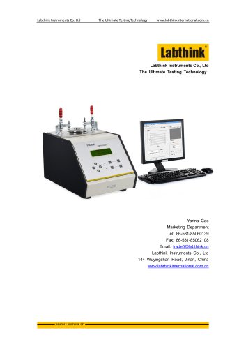 Bench top testing device to test the air permeability of Cloths