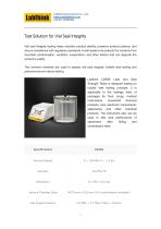 Bubble Leak Test and Vacuum Decay Test for Vial Seal Integrity