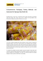 Comprehensive Packaging Testing Methods and Instrument for Sponge Cake Shelf Life - 1